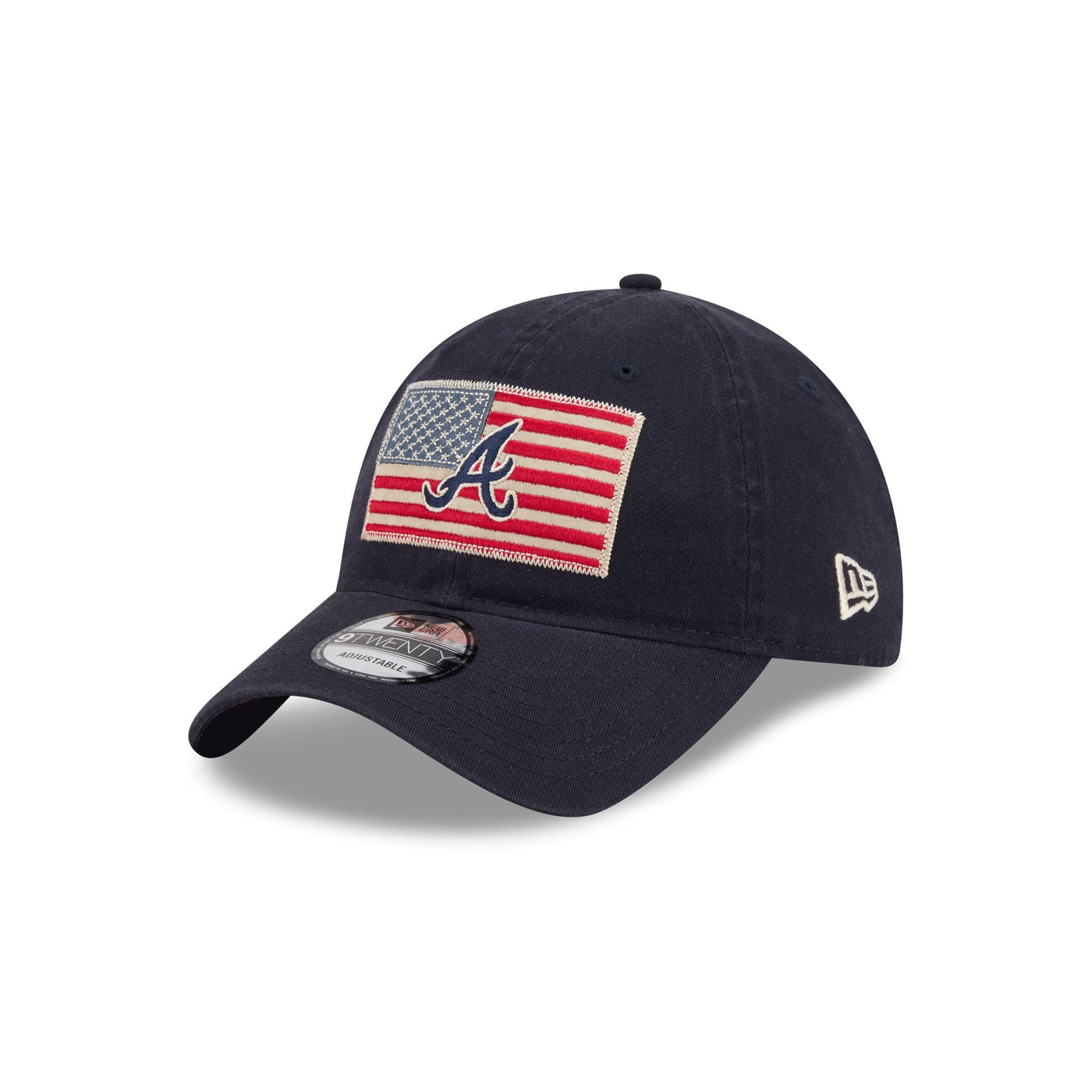 Atlanta Braves Grand Flag 9TWENTY Adjustable Hat