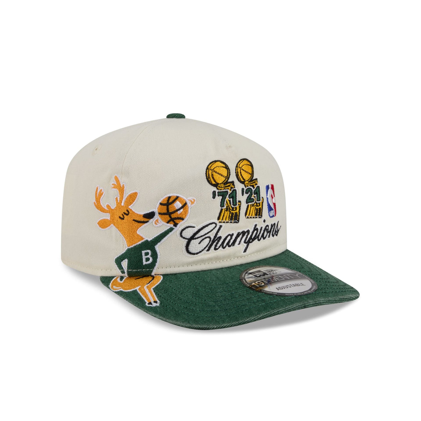 Milwaukee Bucks Hardwood Classics Past Glory 19TWENTY Adjustable Hat