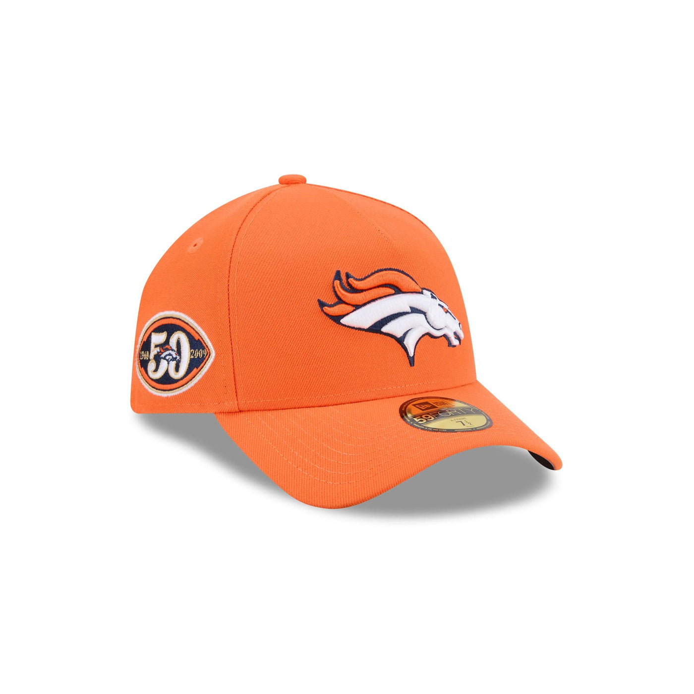 Denver Broncos Team Side 59FORTY A-Frame Fitted Hat