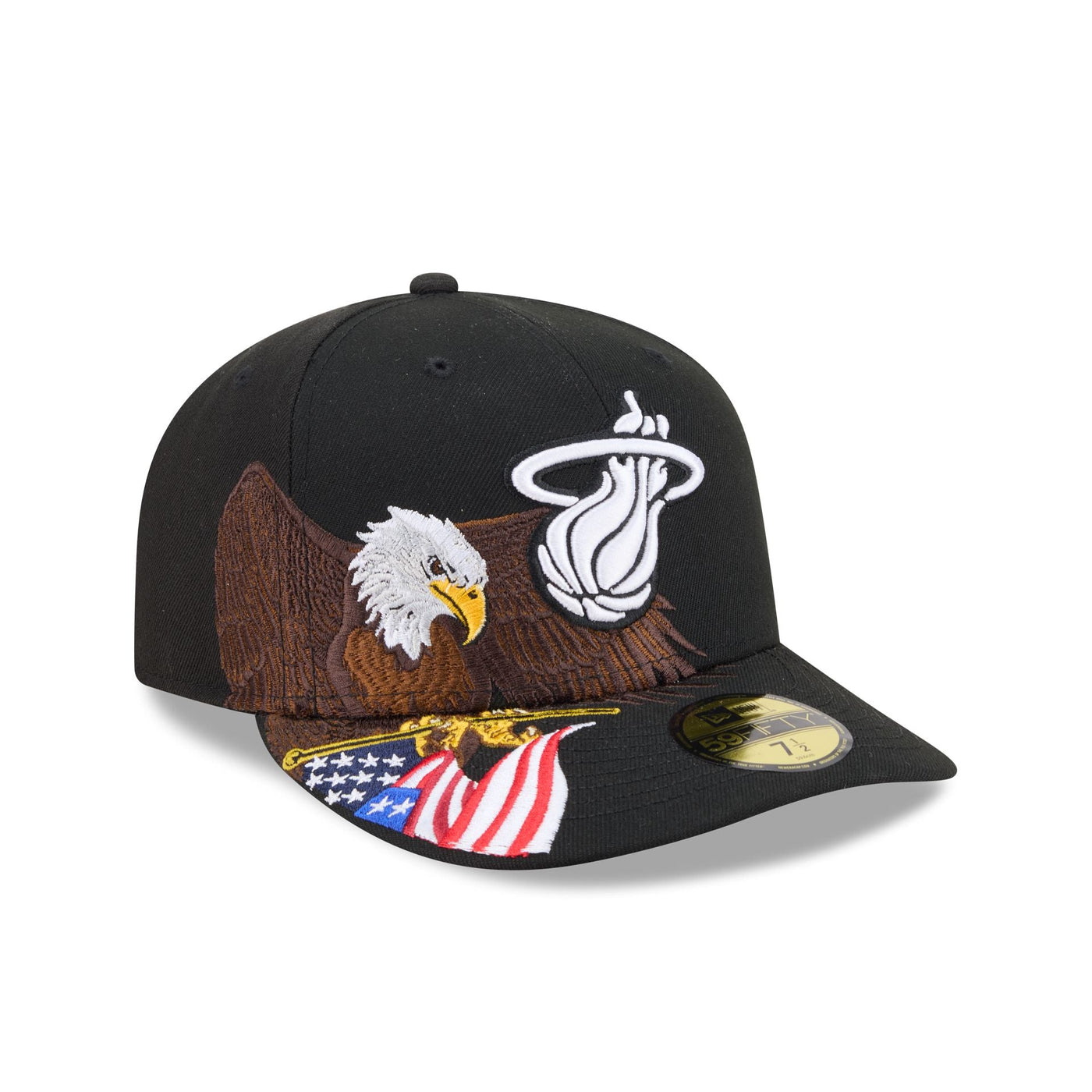 Miami Heat Liberty Eagle 59FIFTY Fitted Hat
