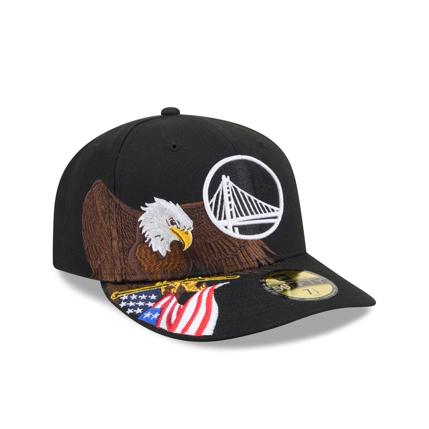 Golden State Warriors Liberty Eagle 59FIFTY Fitted Hat