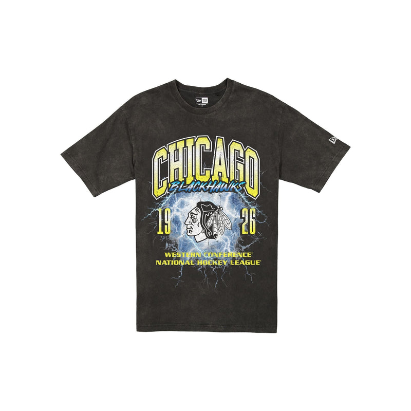 Chicago Blackhawks Lifestyle Graphics Storm Black T-Shirt