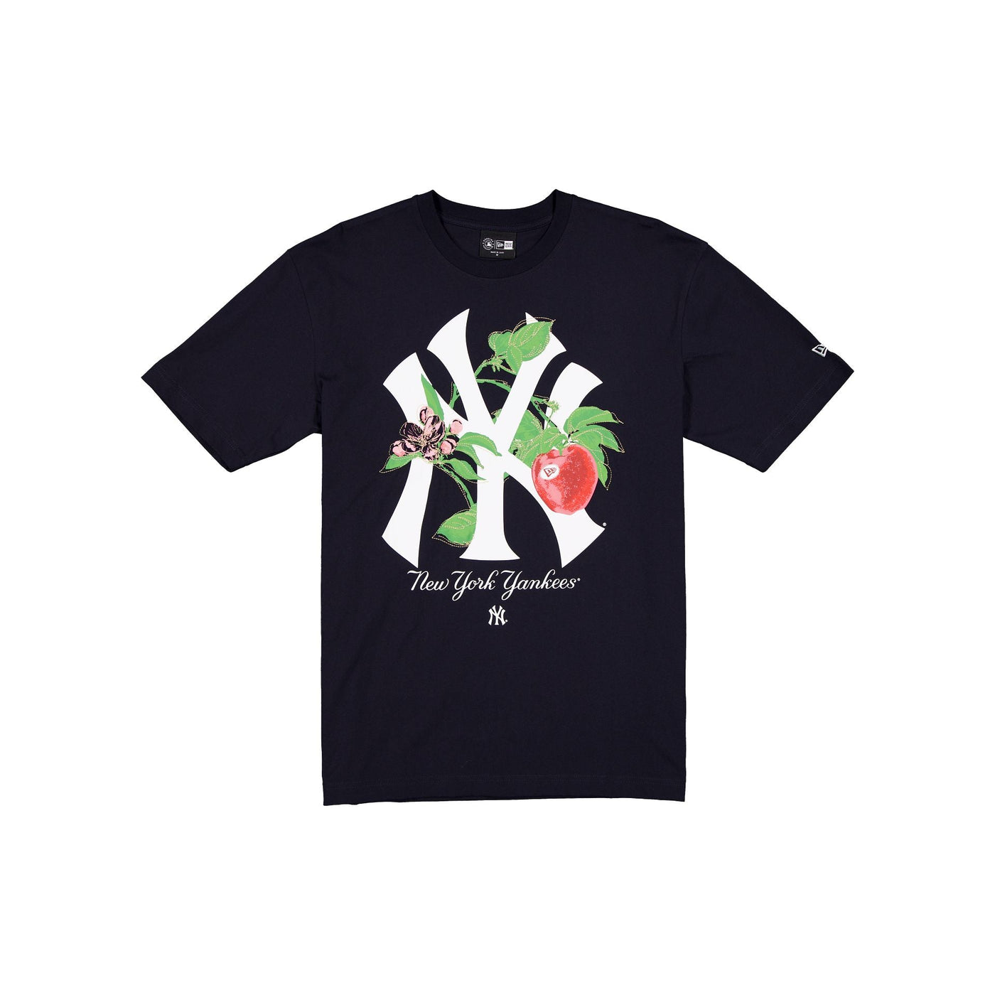 New York Yankees Lifestyle Graphics Floral Embroidery T-Shirt