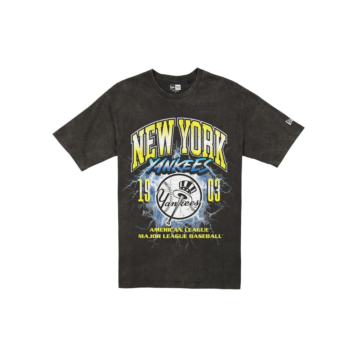 New York Yankees Lifestyle Graphics Storm Black T-Shirt