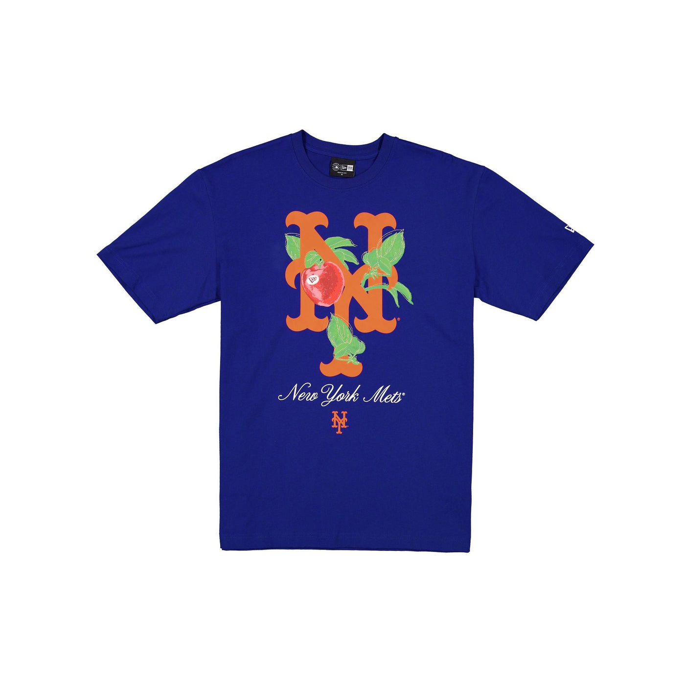 New York Mets Lifestyle Graphics Floral Embroidery T-Shirt