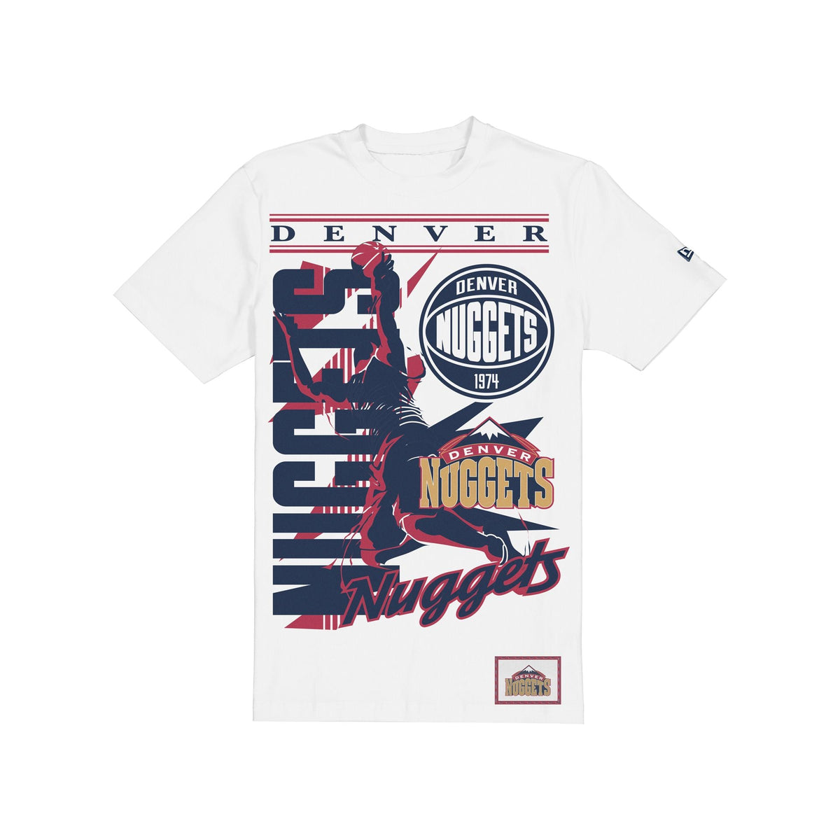 Denver Nuggets Sport Classics Player White T-Shirt