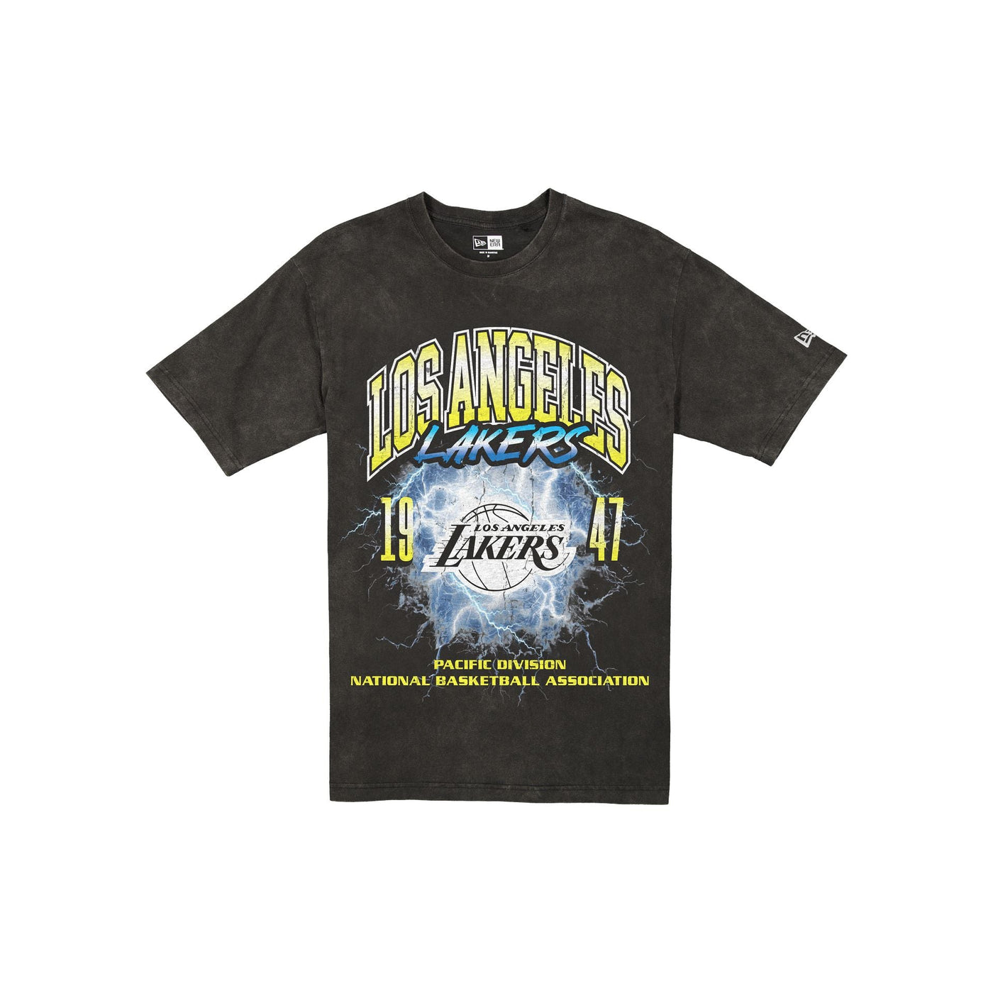 Los Angeles Lakers Lifestyle Graphics Storm Black T-Shirt