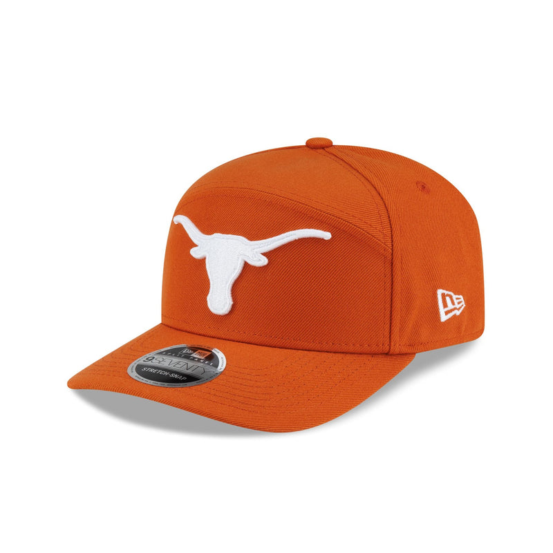 Texas Longhorns Poly Split Panel 9SEVENTY Stretch-Snap Hat