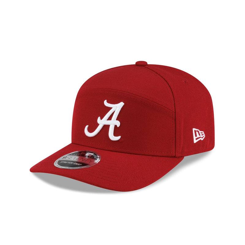 Alabama Crimson Tide Poly Split Panel 9SEVENTY Stretch-Snap Hat