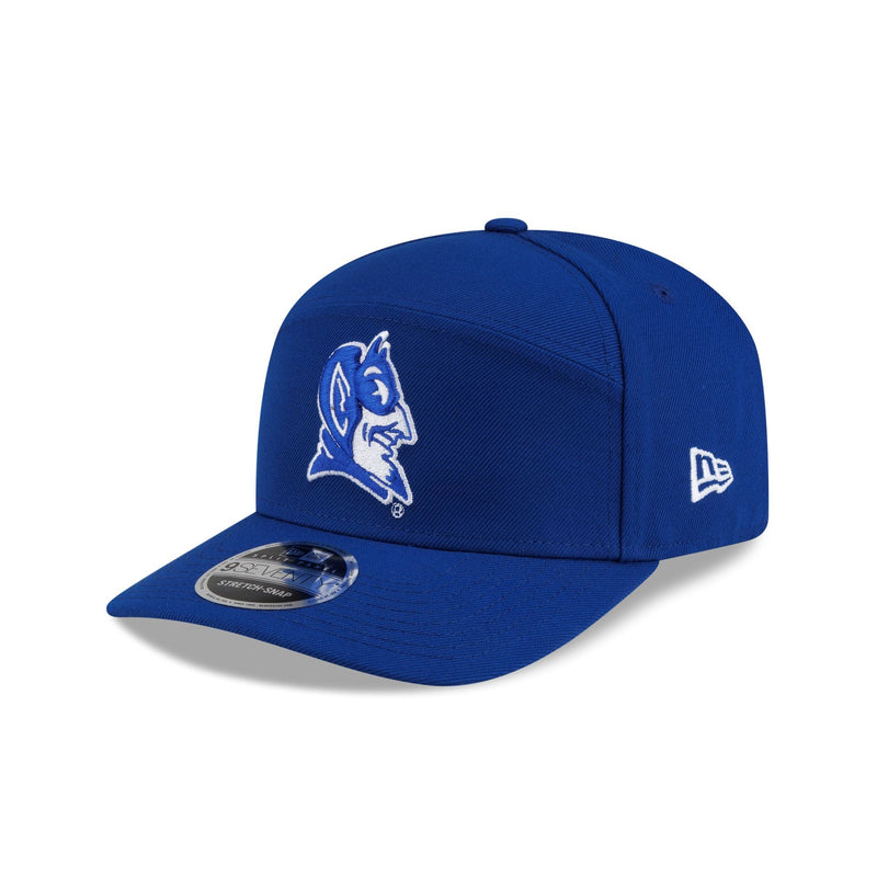 Duke Blue Devils Poly Split Panel 9SEVENTY Stretch-Snap Hat