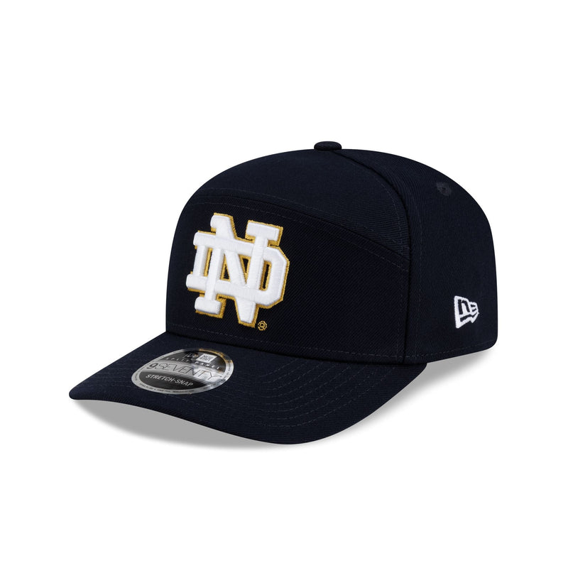 Notre Dame Fighting Irish Poly Split Panel 9SEVENTY Stretch-Snap Hat