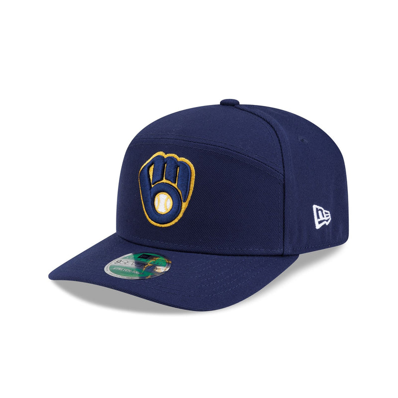 Milwaukee Brewers Player Replica Home Split Panel 9SEVENTY Stretch-Snap Hat