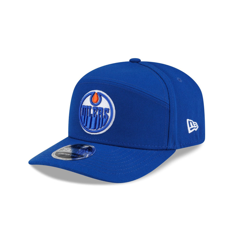 Edmonton Oilers Poly Split Panel 9SEVENTY Stretch-Snap Hat