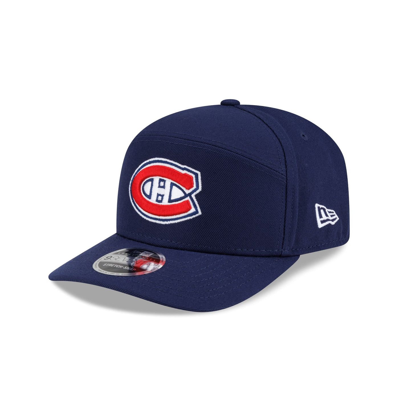 Montreal Canadiens Poly Split Panel 9SEVENTY Stretch-Snap Hat