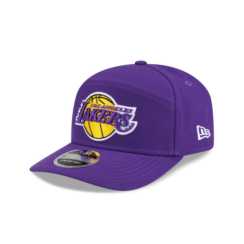 Los Angeles Lakers Poly Split Panel 9SEVENTY Stretch-Snap Hat