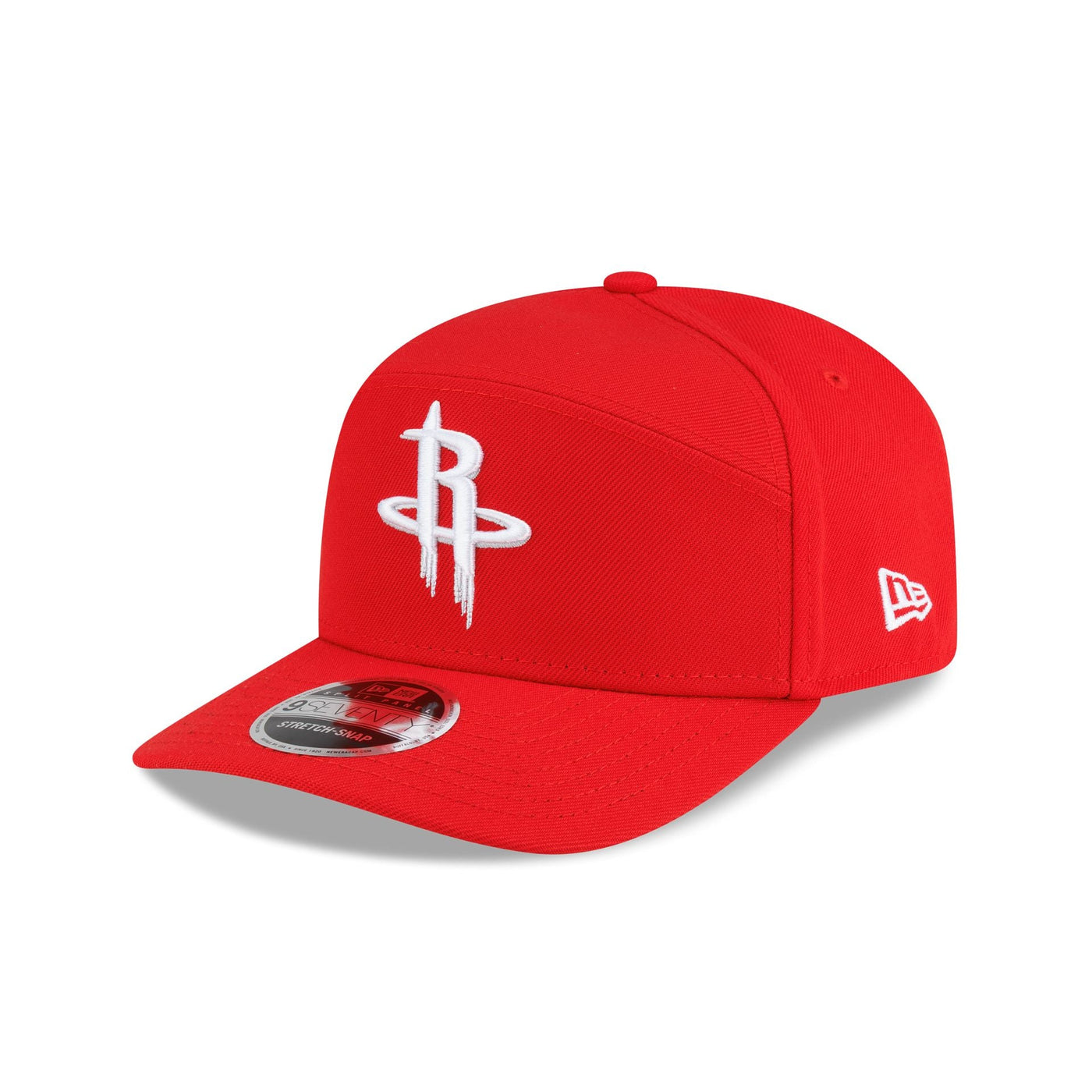 Houston Rockets Poly Split Panel 9SEVENTY Stretch-Snap Hat