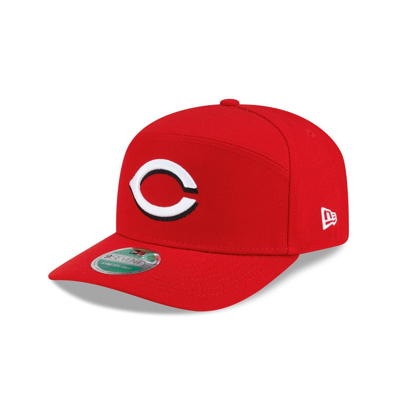 Cincinnati Reds Player Replica Home Split Panel 9SEVENTY Stretch-Snap Hat