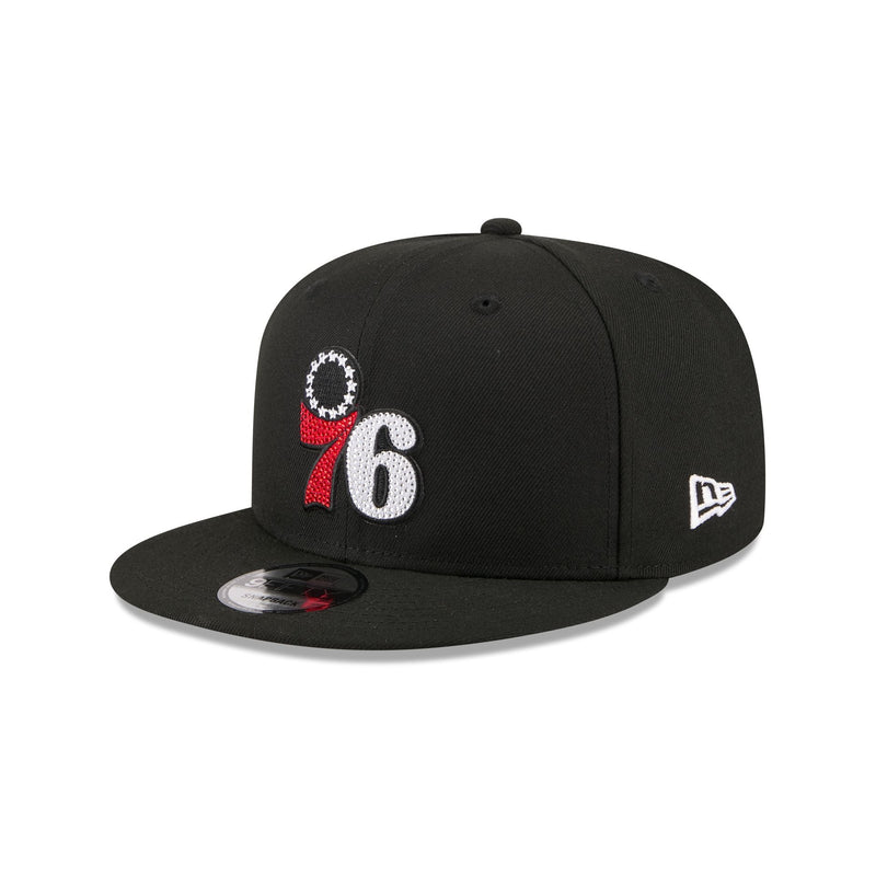 Philadelphia 76ers 2026 Draft Black 9FIFTY Snapback Hat