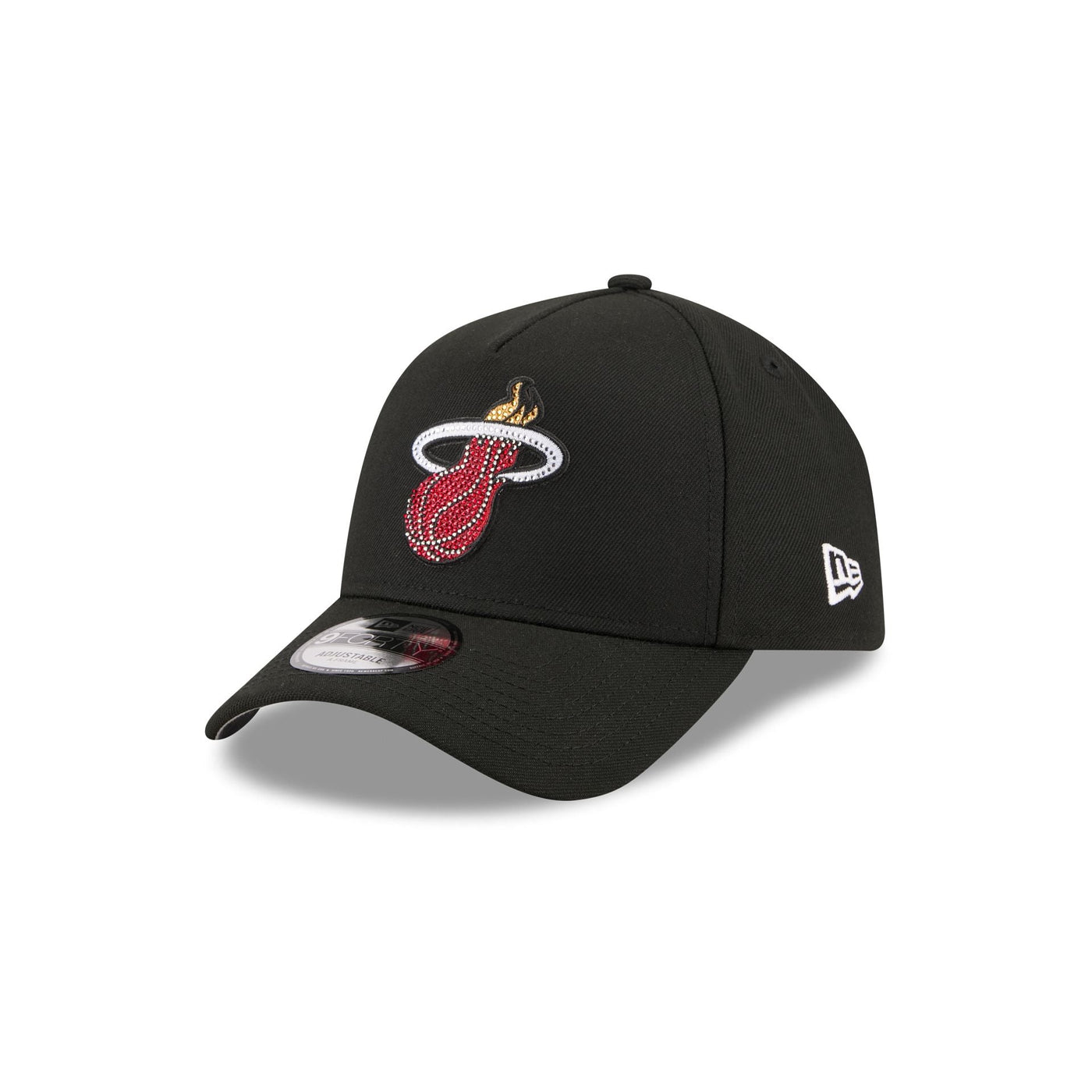 Miami Heat 2026 Draft Black 9FORTY A-Frame Snapback Hat
