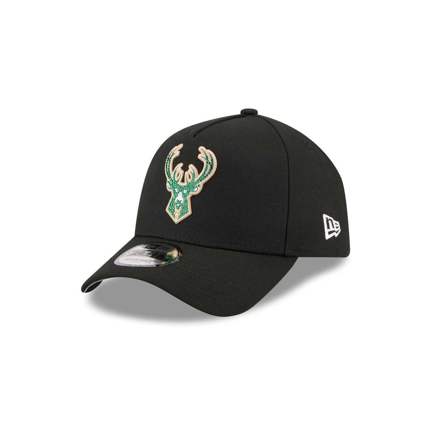 Milwaukee Bucks 2026 Draft Black 9FORTY A-Frame Snapback Hat