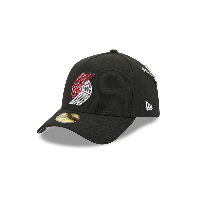 Portland Trail Blazers 2026 Draft Black 59FORTY A-Frame Fitted Hat