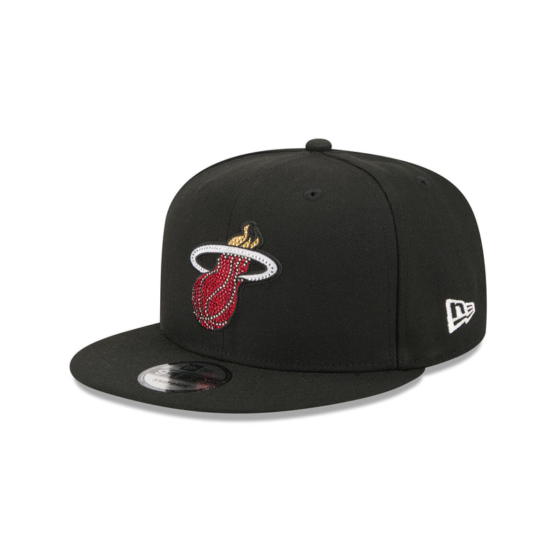 Miami Heat 2026 Draft Black 9FIFTY Snapback Hat