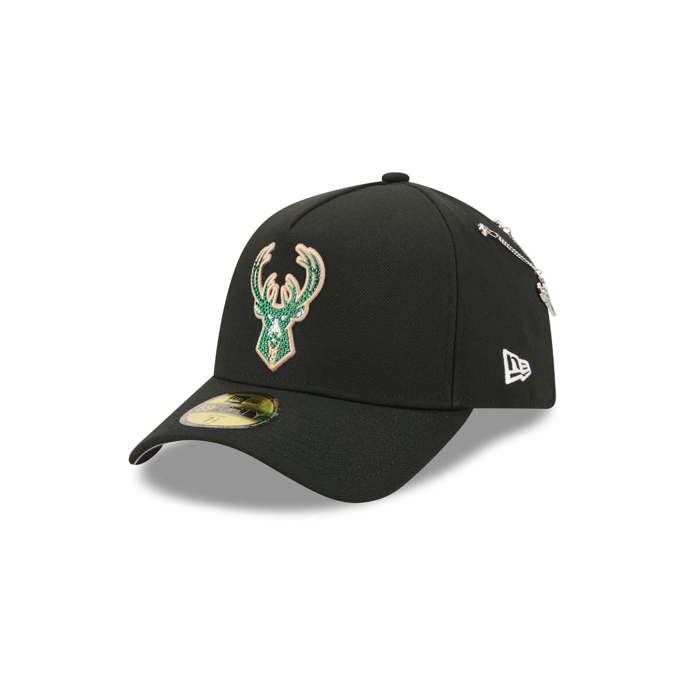 Milwaukee Bucks 2026 Draft Black 59FORTY A-Frame Fitted Hat