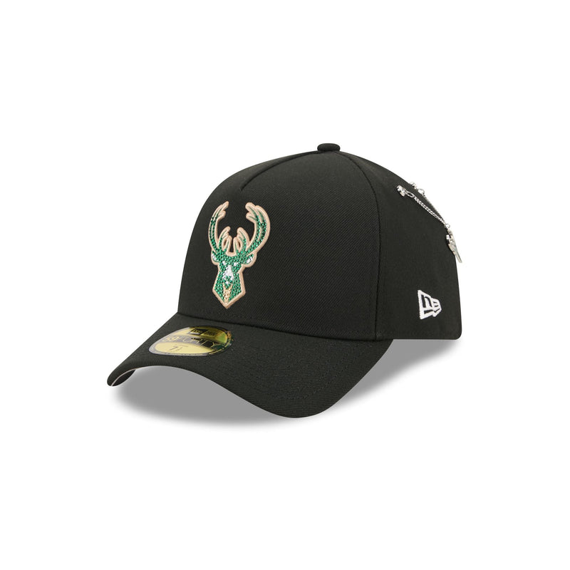 Milwaukee Bucks 2026 Draft Black 59FORTY A-Frame Fitted Hat