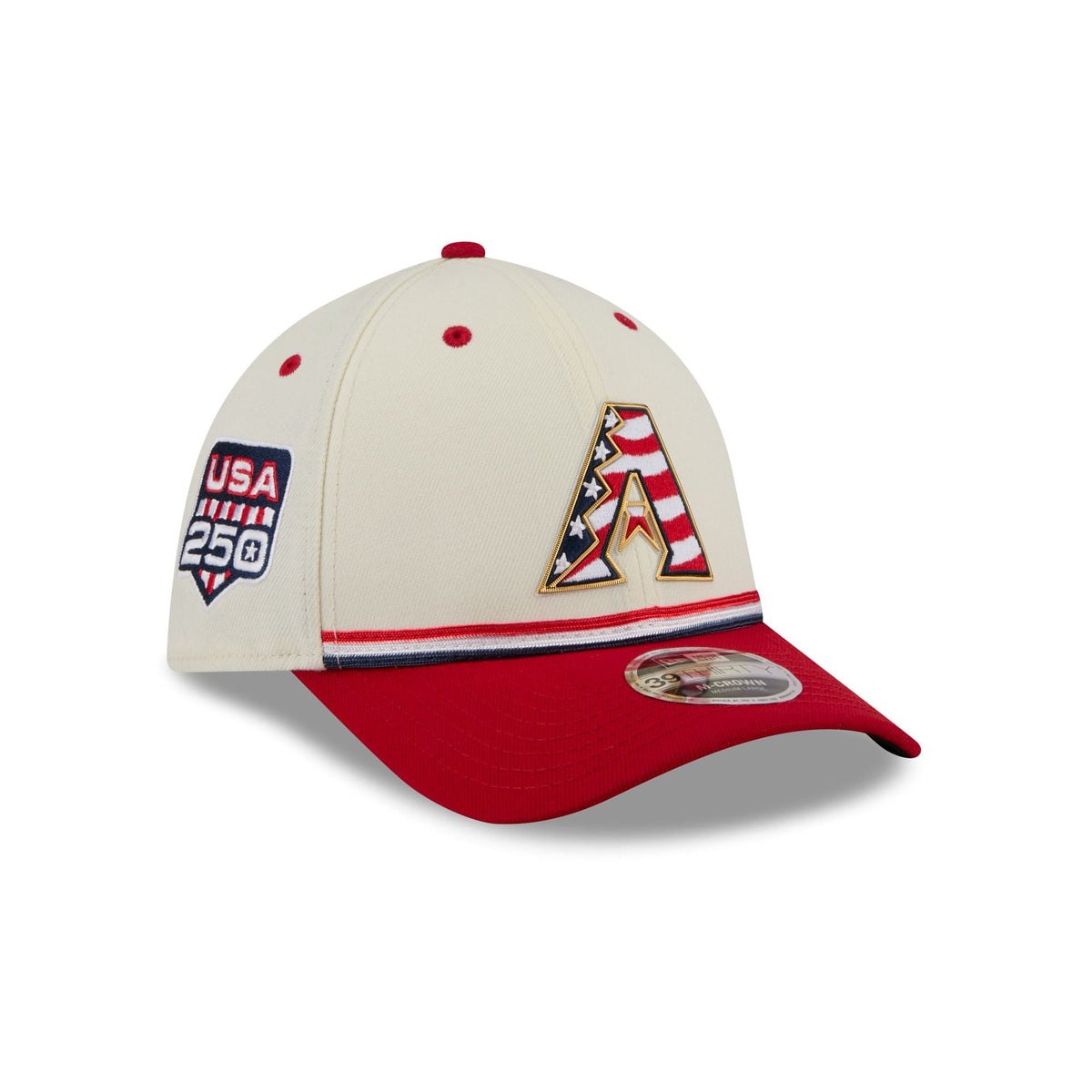 Arizona Diamondbacks Independence Day 2026 39THIRTY M-Crown Stretch Fit Hat