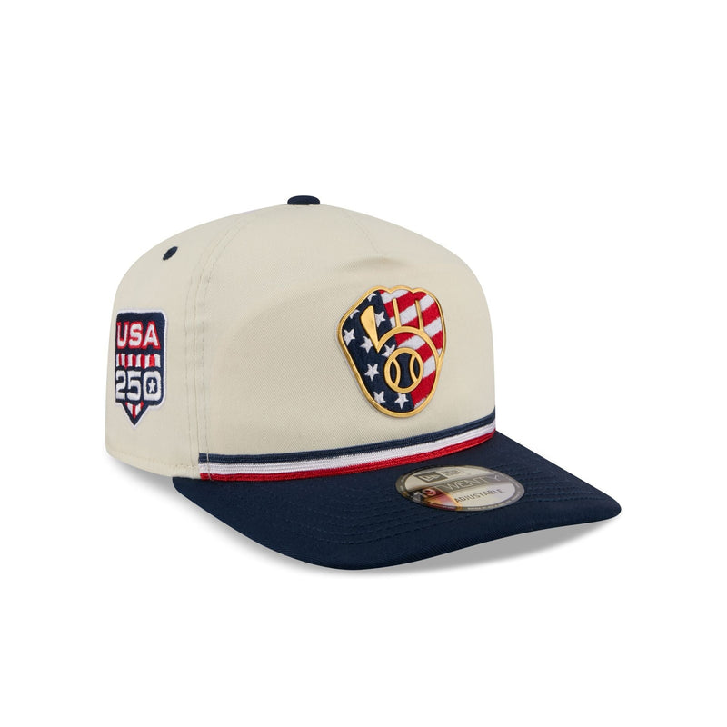 Milwaukee Brewers Independence Day 2026 19TWENTY Snapback Hat