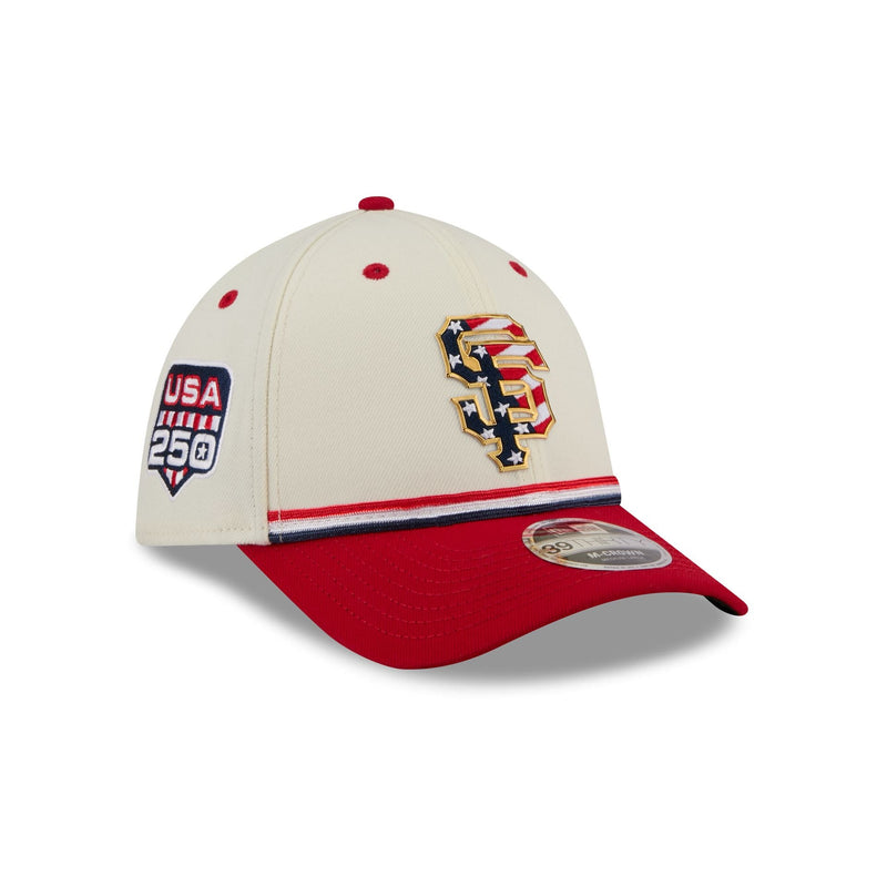 San Francisco Giants Independence Day 2026 39THIRTY M-Crown Stretch Fit Hat