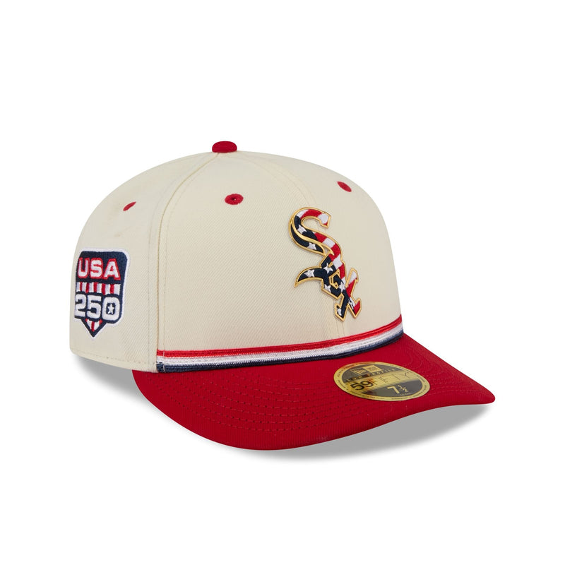 Chicago White Sox Independence Day 2026 Low Profile 59FIFTY Fitted Hat