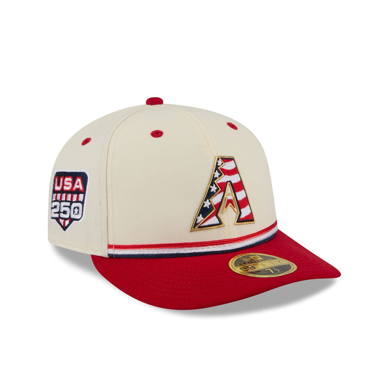 Arizona Diamondbacks Independence Day 2026 Low Profile 59FIFTY Fitted Hat
