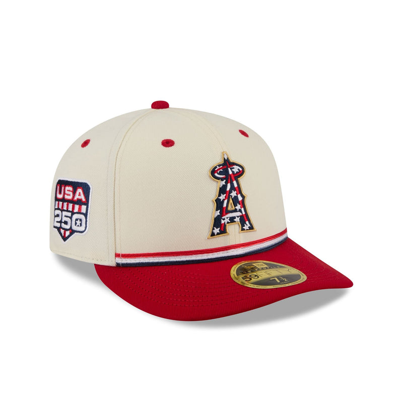Los Angeles Angels Independence Day 2026 Low Profile 59FIFTY Fitted Hat