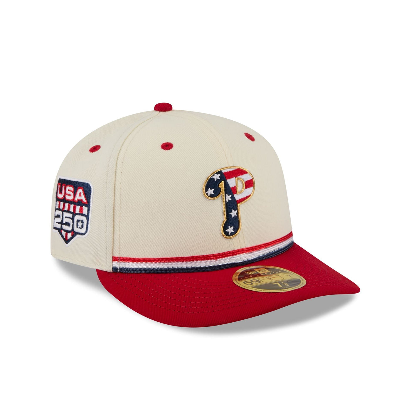 Philadelphia Phillies Independence Day 2026 Low Profile 59FIFTY Fitted Hat
