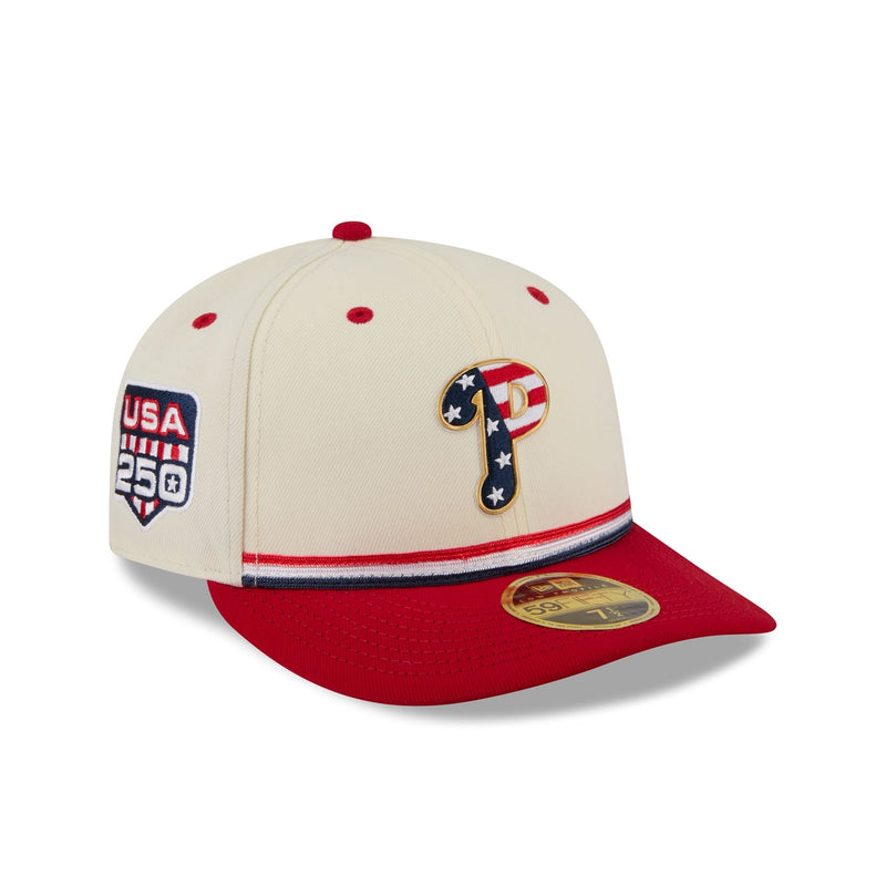 Philadelphia Phillies Independence Day 2026 Low Profile 59FIFTY Fitted Hat