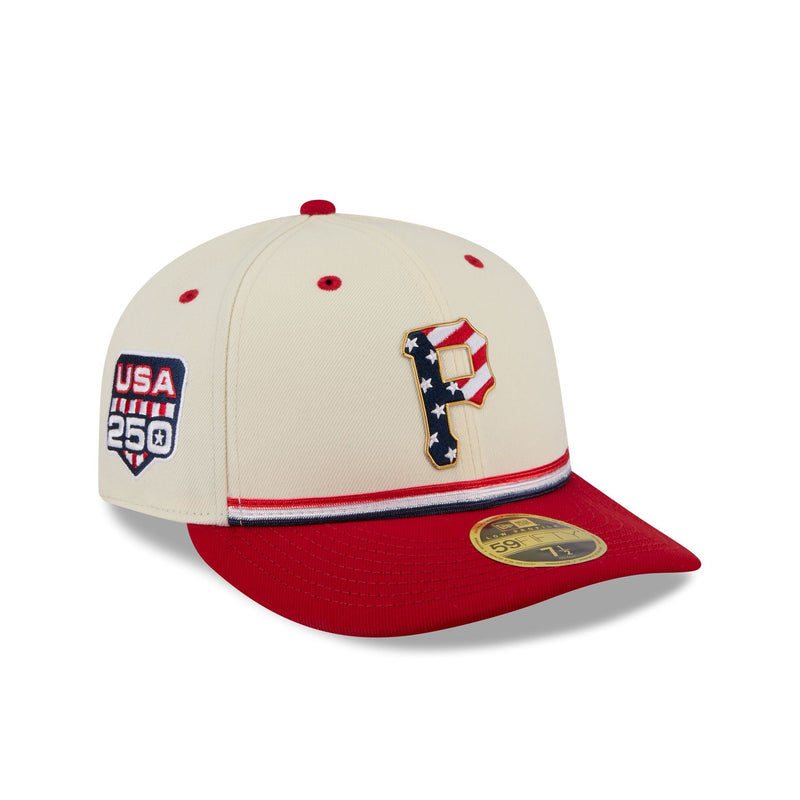 Pittsburgh Pirates Independence Day 2026 Low Profile 59FIFTY Fitted Hat