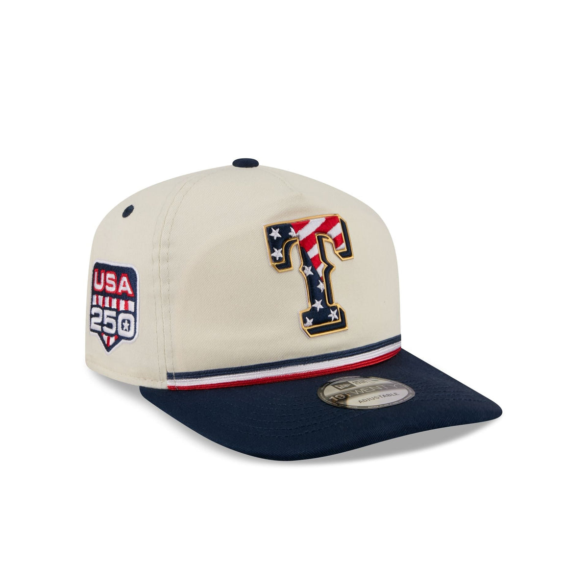 Texas Rangers Independence Day 2026 19TWENTY Snapback Hat
