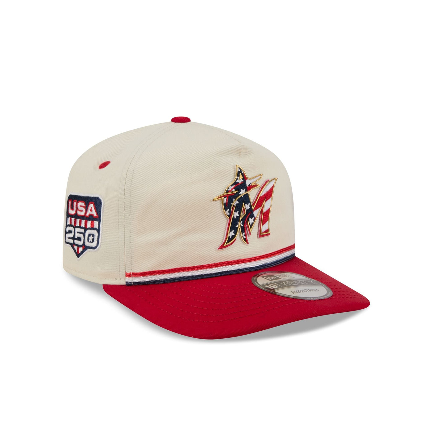 Miami Marlins Independence Day 2026 19TWENTY Snapback Hat
