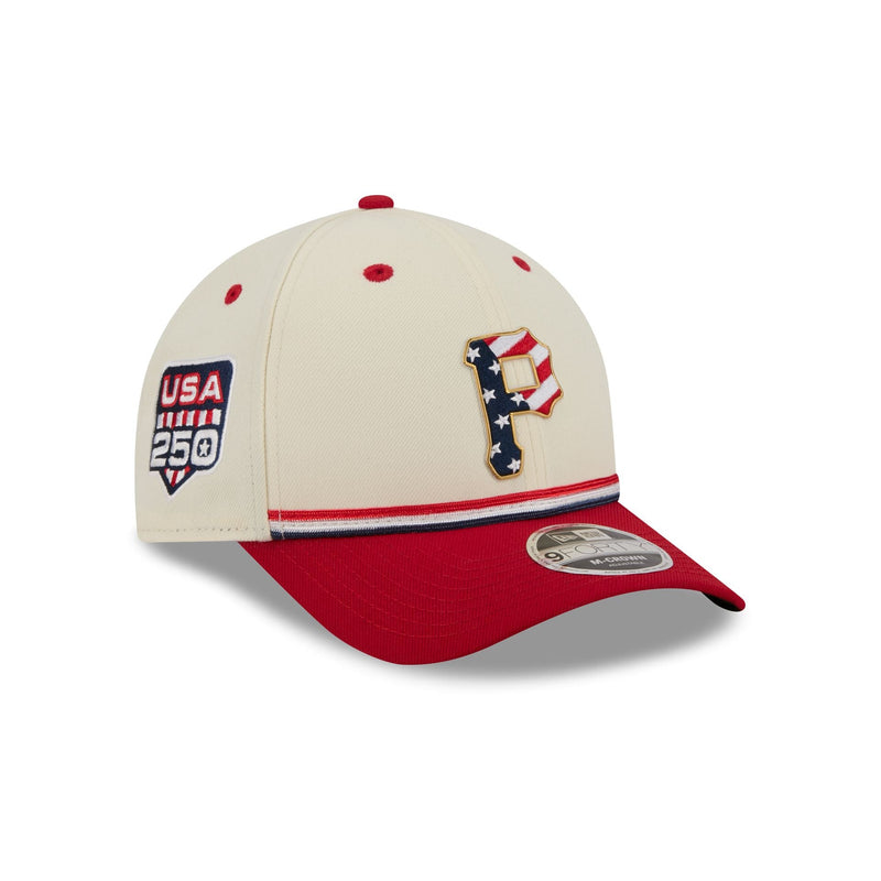Pittsburgh Pirates Independence Day 2026 9FORTY M-Crown Snapback Hat