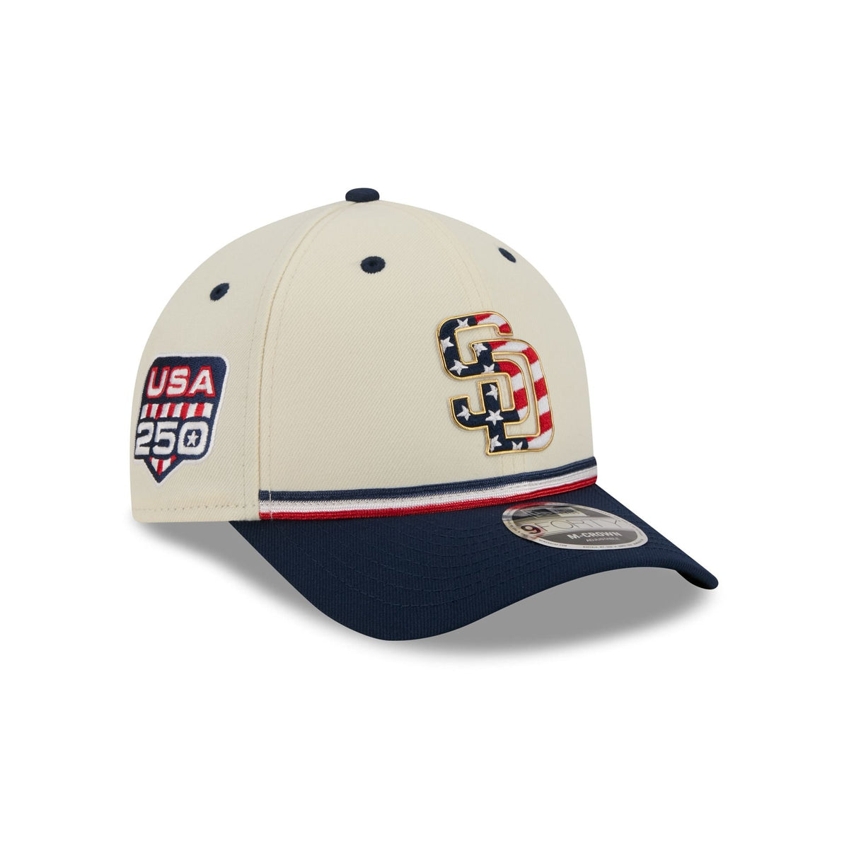 San Diego Padres Independence Day 2026 9FORTY M-Crown Snapback Hat