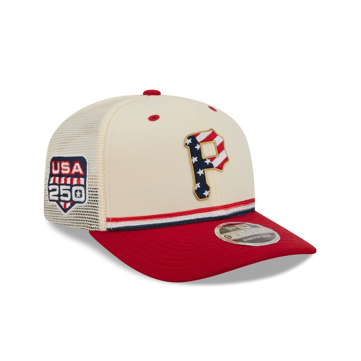 Pittsburgh Pirates Independence Day 2026 9SEVENTY Trucker Hat