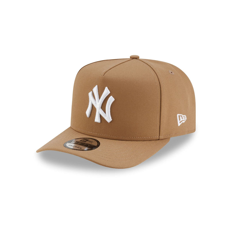 New York Yankees Basic Khaki 9FIFTY A-Frame Snapback Hat