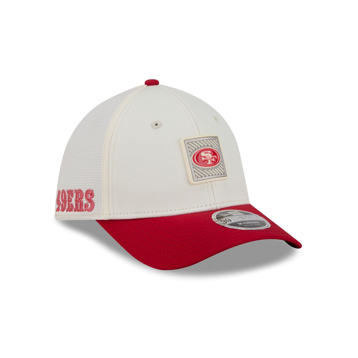 San Francisco 49ers 2026 Training 39THIRTY M-Crown Stretch-Fit Hat