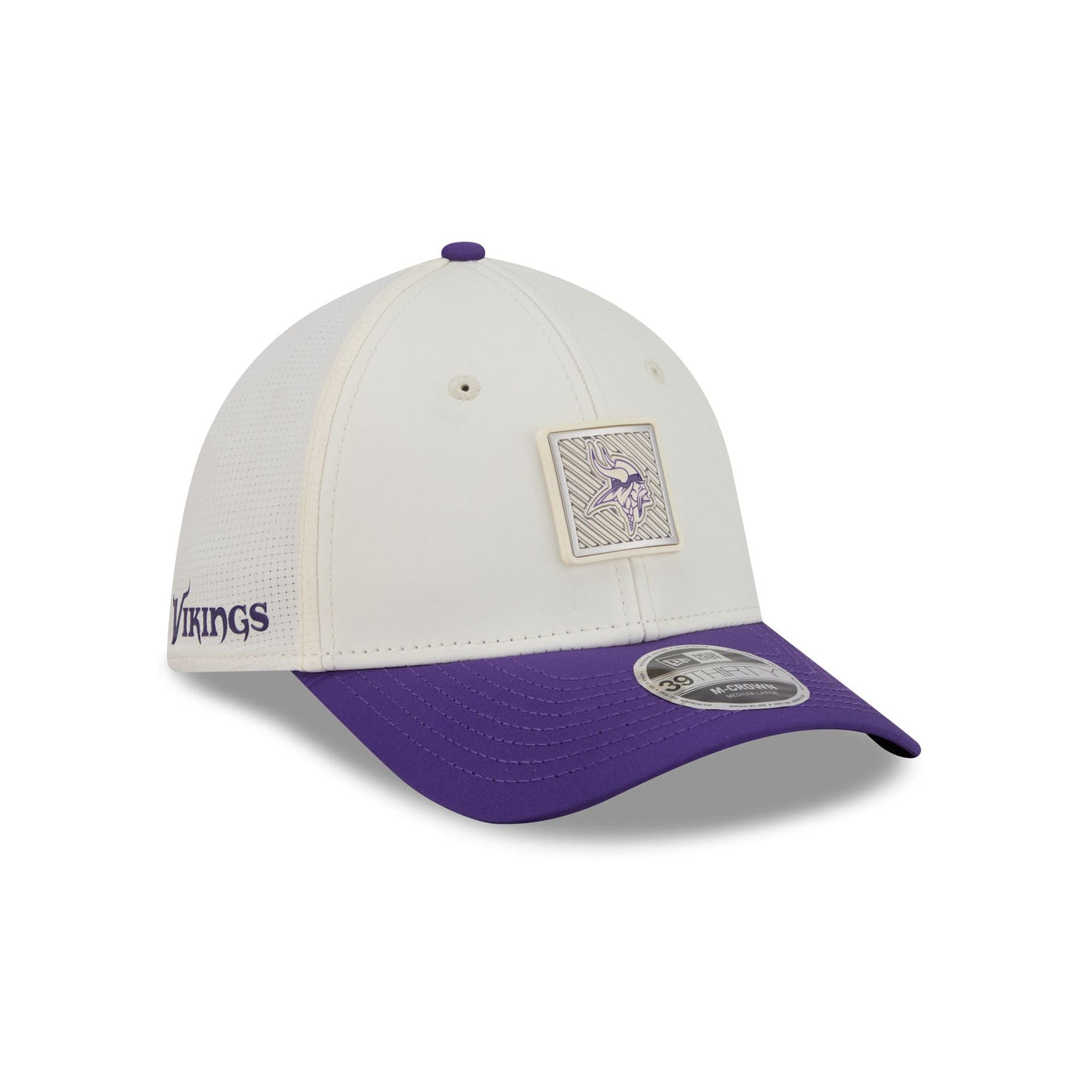Minnesota Vikings 2026 Training 39THIRTY M-Crown Stretch-Fit Hat