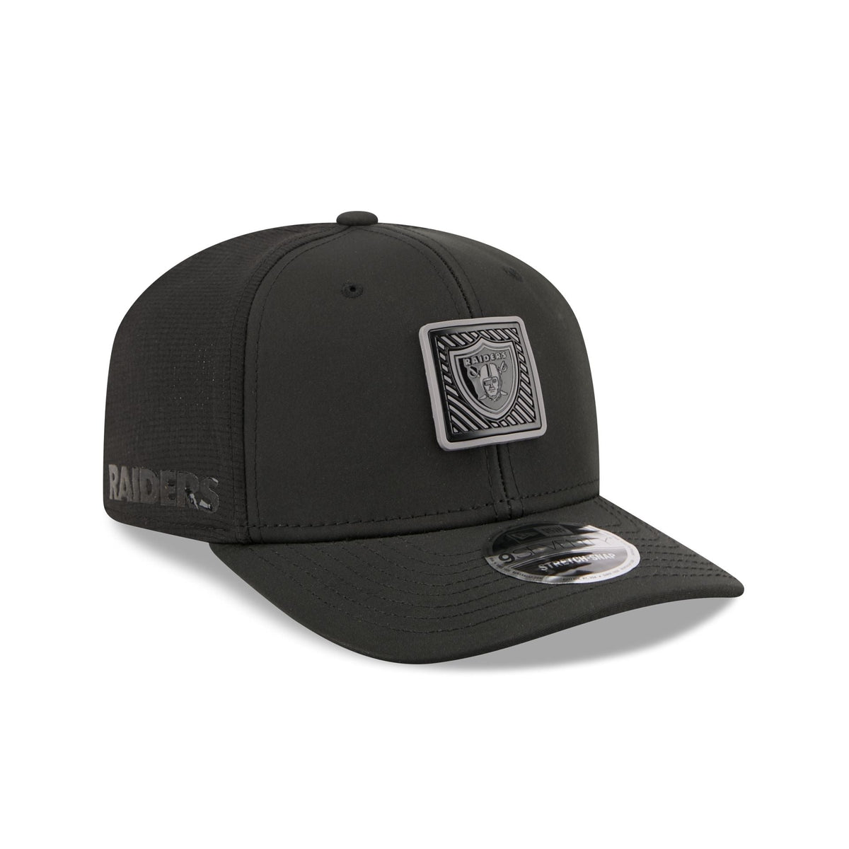 Las Vegas Raiders 2026 Training Black 9SEVENTY Stretch-Snap Hat