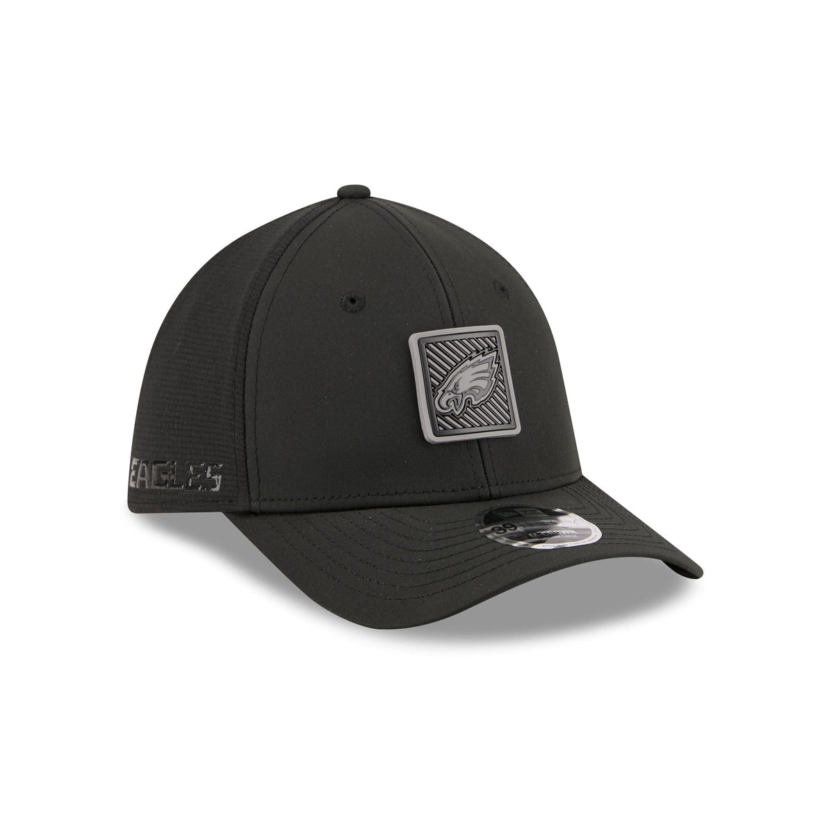 Philadelphia Eagles 2026 Training Black 39THIRTY M-Crown Stretch-Fit Hat
