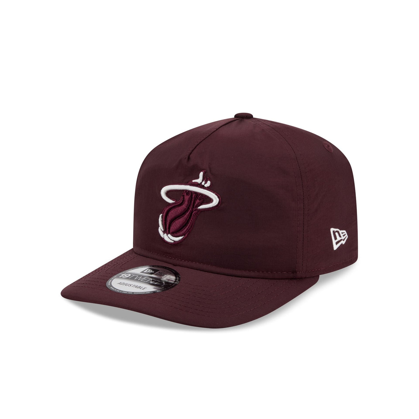 Miami Heat Burgundy Nylon 19TWENTY Adjustable Hat