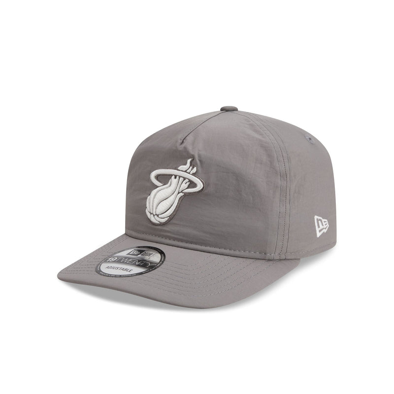 Miami Heat Gray Nylon 19TWENTY Adjustable Hat