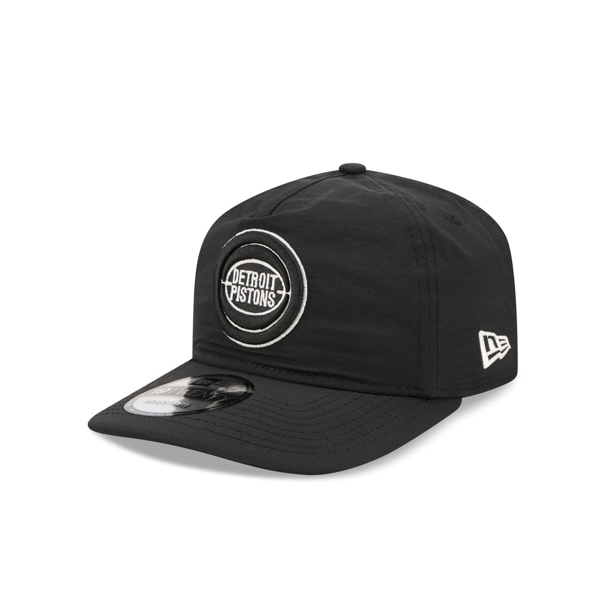Detroit Pistons Black Nylon 19TWENTY Adjustable Hat